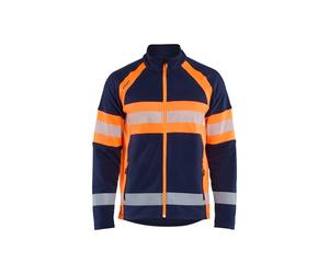 Polaire zippÃ©e haute-visibilitÃ© Blaklader Bleu 3XL