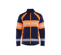 Polaire zippÃ©e haute-visibilitÃ© Blaklader Bleu M