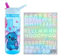 Polar Gear Bouteilles d'eau personnalisées pour enfants par Stitch - Fournitures de rentrée scolaire - Bouteille d'eau pour filles - Bouteille d'eau pour tout-petits avec paille - Cadeaux