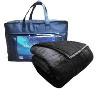 Polar Night Couverture lestée Adultes - 135 x 200 cm, 7kg, Polaire Sherpa - Plaid Lourde avec Perles de Verre - Norme Oeko-TEX® 100 - Respirante & Pondérée pour Un Sommeil Profonde, Weighted Blanket