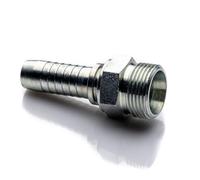 POLBERIS Embout de tuyau 10 mm M16 x 1,5 raccord de tuyau en acier galvanisé fileté pour le raccordement d'un tuyau en caoutchouc ou d'un mamelon en plastique pour arbre de Noël haute pression