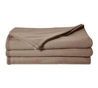 Couverture Polaire Toison d'Or - Poleco - 240 x 260 cm - Coloris Taupe