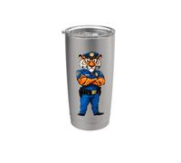 Policier Tiger Gobelet isotherme en acier inoxydable double paroi
