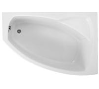 Polimat Frida baignoire d’angle 160x105 cm côté droit blanc 00978