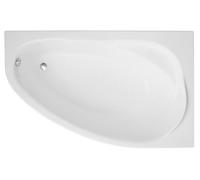 Polimat Marea baignoire d’angle 160x100 cm côté droit blanc 00532