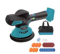 Polisseuse auto sans fil 21 V compatible avec batteries Bosch 18 V PBA, 6 vitesses réglables pour polissage véhicule
