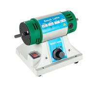 Polisseuse Banc Multifonction Atelier, Polisseur Variable Vitesse Métal Bois, Polisseuse Électrique Pour Bricolage, 320W, 10000rpm, Compacte, Double Sécurité, Pour Bijouterie Garage Meuble