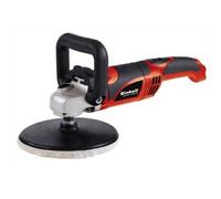 Einhell Polisseuse d'angle CC-PO 1100/1 E 1100 W, Ø180 mm, coffret (1 mousse, 2 bonnets, 6 abrasifs)