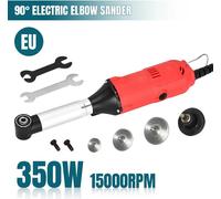 Polisseuse d'angle sans fil - 350 W - Vitesse de rotation réglable de 2500 à 6000 tr/min - Tête à 90° - Pince de serrage 2,35 à 6,35 mm - Pour poncer et graver - Orange