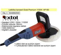 Polisseuse de carrosserie Extol Premium 1100W AP180