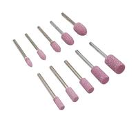 Polisseuse de Pierres, Bouxes de broyage pierres montées abrasives Bits polissage Cône Accessoires for DraMel Tools rotatifs 3mm Shank 100 pcs