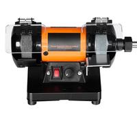 Polisseuse de surface réglable, 8300-10600 RPM, machine de polissage et de lustrage avec disques abrasifs, en fibre et en laine, kit d'accessoires de 100 pièces, pour la bijouterie, le bois, le métal,