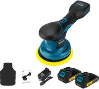 Polisseuse de voiture, conception sans fil, vitesse de 7000 tr/min, 2 batteries, 2 batteries