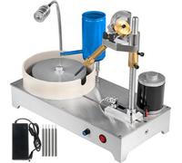 Polisseuse - Manipulateur de précision LCD - Pour la bijouterie et l'artisanat - 120W - 0-1800 tr/min - Avec réservoir d'eau