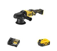 Polisseuse orbitale 18V DCM848N-XJ + 1 batterie 18V 5 Ah + 1 chargeur DCB1104-QW DEWALT