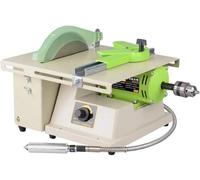 Polisseuse pour bijoux et pierres - Polisseuse/ponceuse d'appoint - Puissance 1380 W - Vitesse de rotation 7000 tr/min - Disques 70 mm - Tension 220 V - Prise européenne - Marron