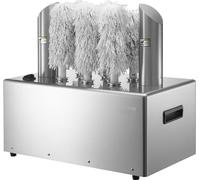 Polisseuse pour verres à vin, machine à polir à 8 brosses, 660 verres/heure, pour bars et restaurants