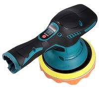 Polisseuse pour voiture et bateau - Polisseuse excentrique - 12 V - 8 vitesses - 5 000 tr/min - 1,52 kg - Sans batterie
