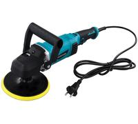 Polisseuse pour voiture - Polisseuse rotative - 1580 W - 550–3300 tr/min - Vitesse réglable - Électrique