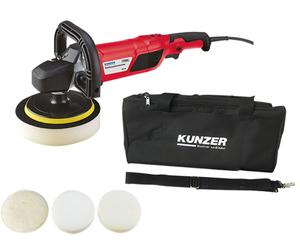 Polisseuse rotative Kunzer avec accessoires dans un sac de transport