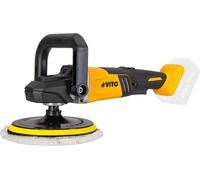 Polisseuse sans fil 20V Brushless Batterie lithium 4Ah + 2 Tampons de polissage Ø 180mm Chargeur VITO