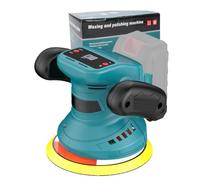 Polisseuse Voiture,Polisseuse Voiture Sans Fil,Compatible avec Makita,Polisseuse Orbitale,avec 14 Accessoires,3 Vitesses Variables,L'entretien de la Voiture, le Polissage