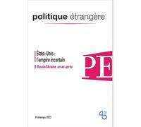 Politique étrangère N°1/2023 - Mars 2023