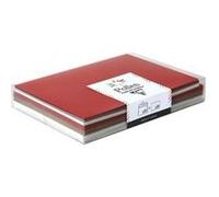Coffret Pollen uni de 20 enveloppes 114x162mm + 20 cartes 110x155mm - Assortiment Noël scandinave - Assortiment