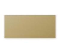 Clairefontaine 11590C - Paquet de 25 Cartes Simples - Format DL 10,6x21,3cm - 210g/m² - Coloris Or - Cartons d'Invitation Evènements et Correspondance - Gamme Pollen - Papier Premium Lisse