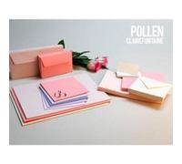 Pollen Combiné env 75x100 + cartes 70x95 rose dragee pqt 5 G