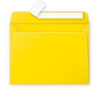 Carton de 200 enveloppes Pollen 162x229mm 120g/m² - jaune soleil