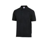 Delta Plus Polo de travail AGRANOXX Lot de 10 – Piqué 100% coton Manches courtes Noir 2XL