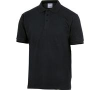 Polo AGRA manches courtes 100 % coton noir TM DELTA PLUS AGRANOTM