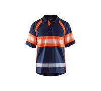 Polo anti-UV haute visibilité Blaklader Bleu 2XL