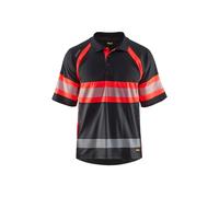 Polo anti-UV haute visibilitÃ© Blaklader Noir S