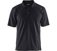 Polo Blakläder protection UV, Couleur:noir, Taille:XL