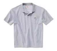 Polo - CARHARTT - S1K570HGYXS - Manches courtes - Col en maille piquée - Poche Contractor's Work PocketTM