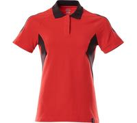 Polo - coupe femme rouge trafic/noir, taille XL ONE MASCOT 18393-961-20209