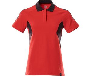 Polo - coupe femme rouge trafic/noir, taille XL ONE MASCOT 18393-961-20209