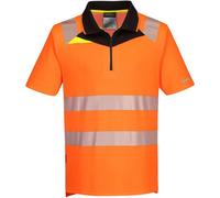 Polo De Travail Anti Uv Ufp 40+ Hv Coupe Slim Portwest Dx4 Orange M