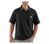 Polo de travail avec poche pour hommes Carhartt K570 - Coupe originale, M, Noir , 1