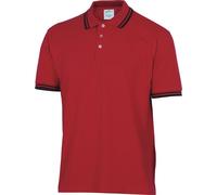POLO DELTA PLUS MANCHE COURTE ROUGE GAMME LEISURE - AGRARO0 52/54 (L)