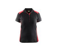 Polo femme Blaklader Noir 2XL