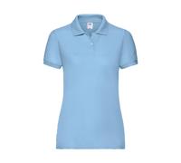 Polo femme Fruit of the Loom Bleu S