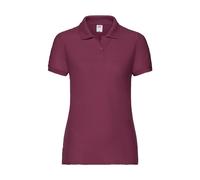 Polo femme Fruit of the Loom Rouge M