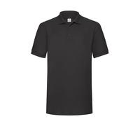 Polo Fruit of the Loom Heavyweight 65/35 Noir 2XL