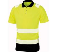 Polo Haute Visibilité Sécurité Ecoresponsable - R501x - Jaune Fluo