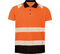 Polo Haute Visibilité Sécurité Ecoresponsable - R501x - Orange