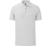 Polo homme Fruit of the Loom 63-402-0 | 65/35 Piqué - Couleur : Gris chiné - Taille : 5XL