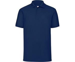 Polo homme Fruit of the Loom 63-402-0 | 65/35 Piqué - Couleur : Marine - Taille : 3XL